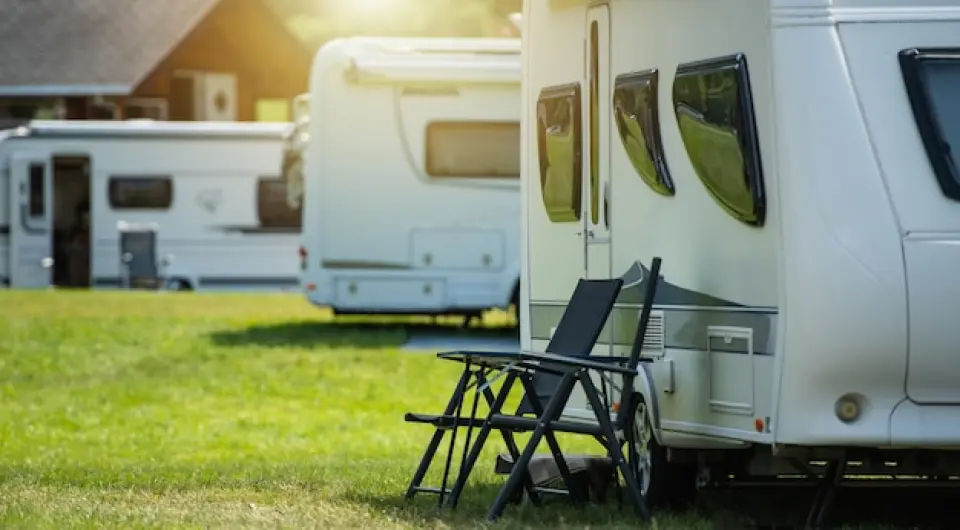 Roulotte prête-à-camper au Camp Beau-Lieu à Sherbrooke.